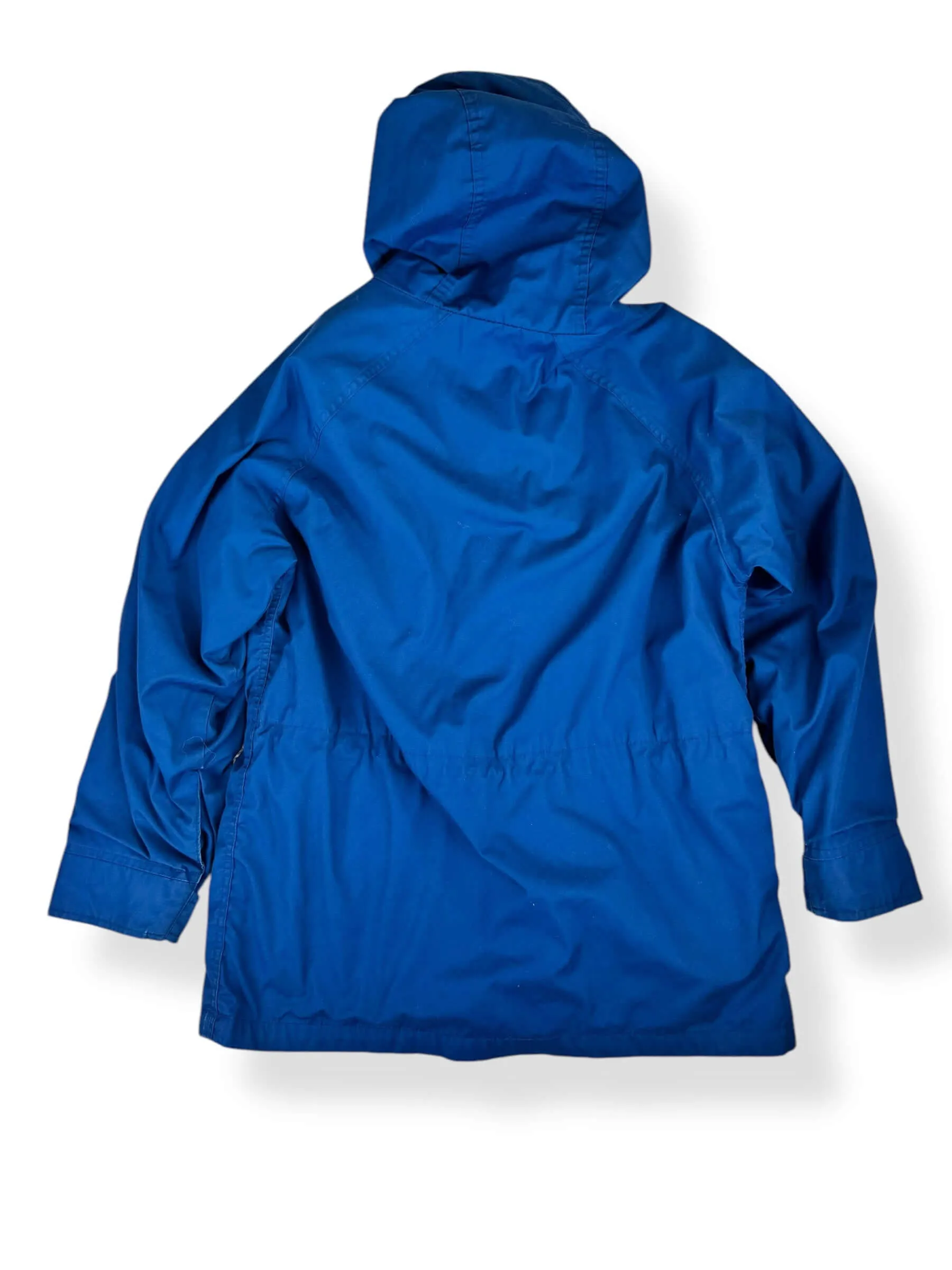 1980s Eddie Bauer Blue Hooded Parka M