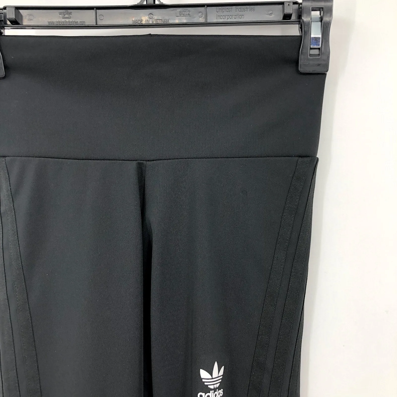 ADIDAS ORIGINALS Women's Adicolor Classics Tonal Leggings XS Black 3-Stripes NWT