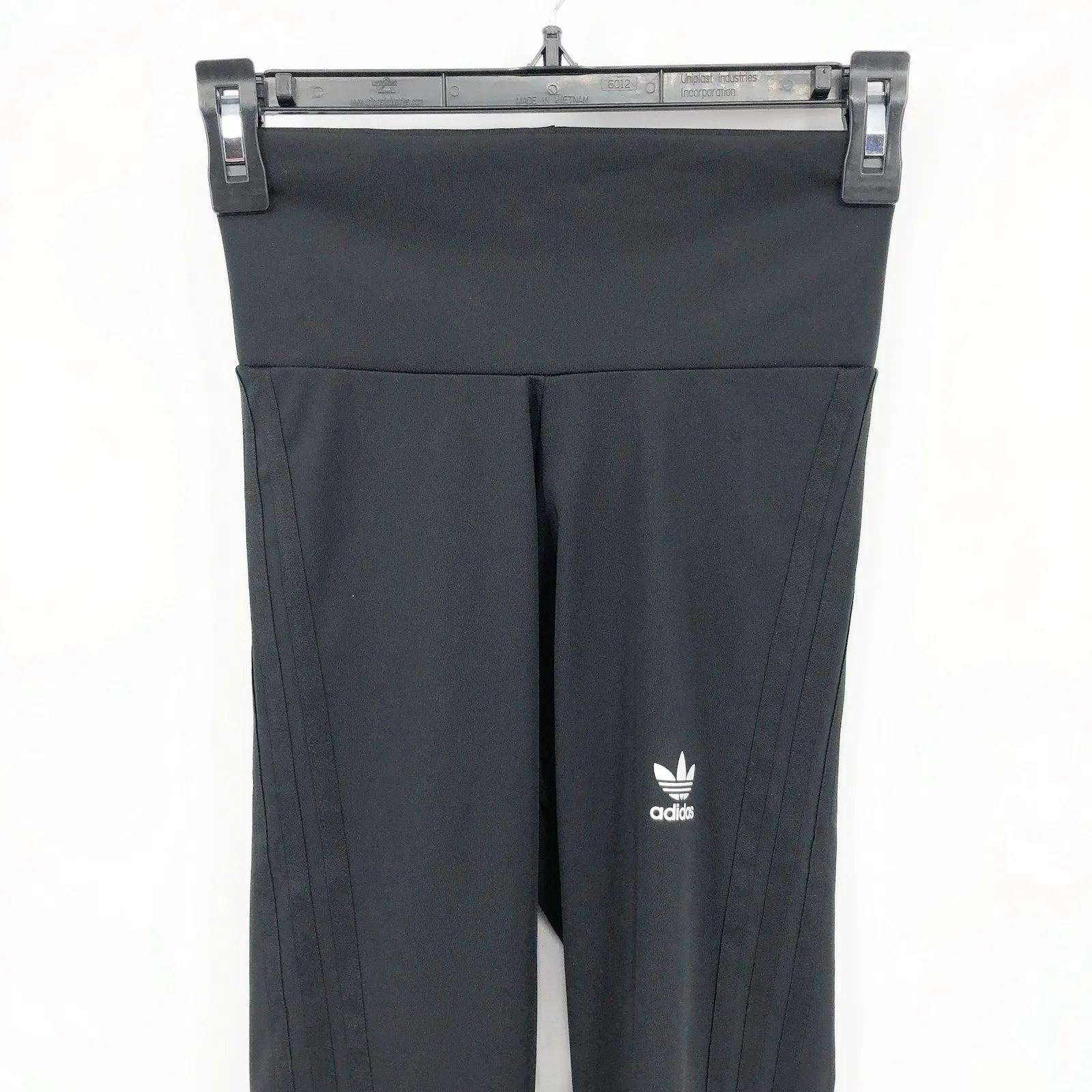 ADIDAS ORIGINALS Women's Adicolor Classics Tonal Leggings XS Black 3-Stripes NWT