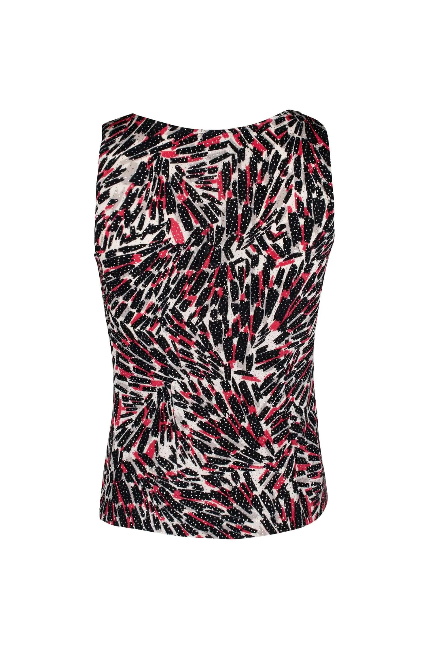 Alex Evenings V-Neck Sleeveless Embellished Jersey Top with Matching Jacket