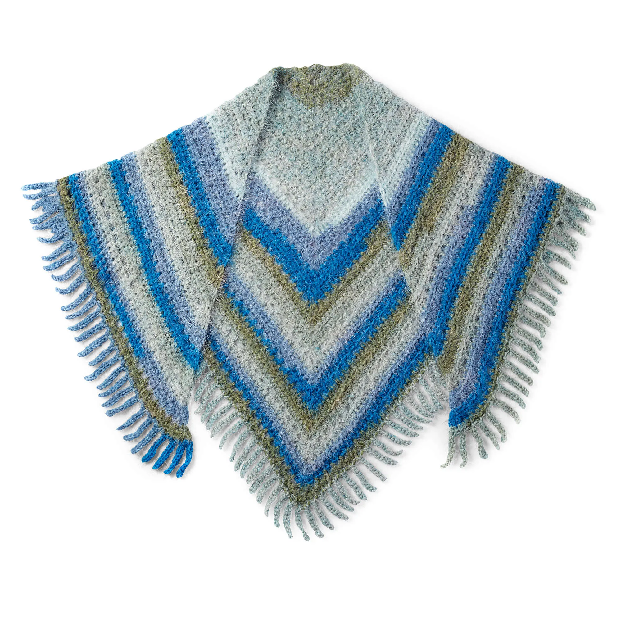 Caron Make A Point Crochet Shawl