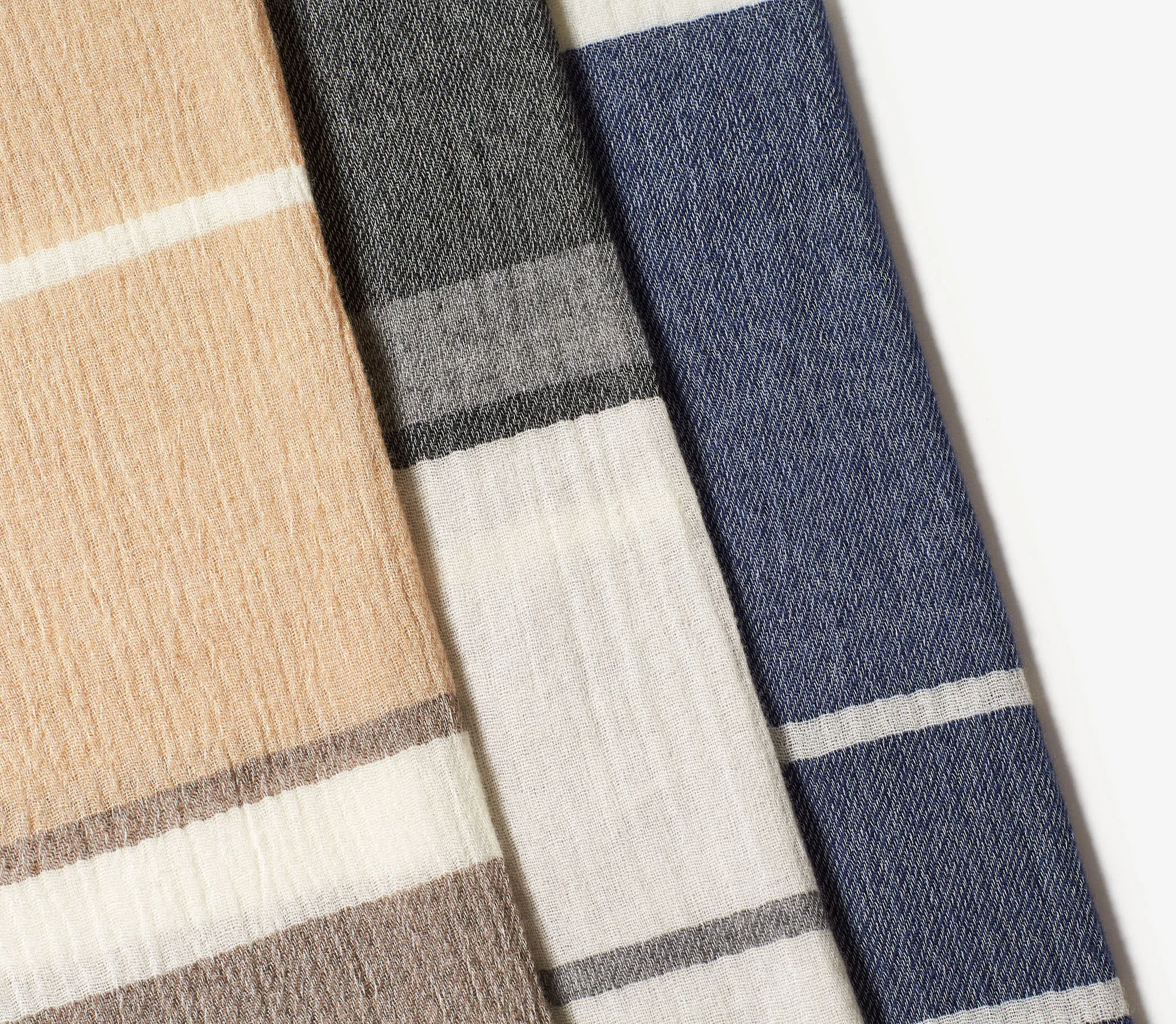 Cashmere Stripe Throw