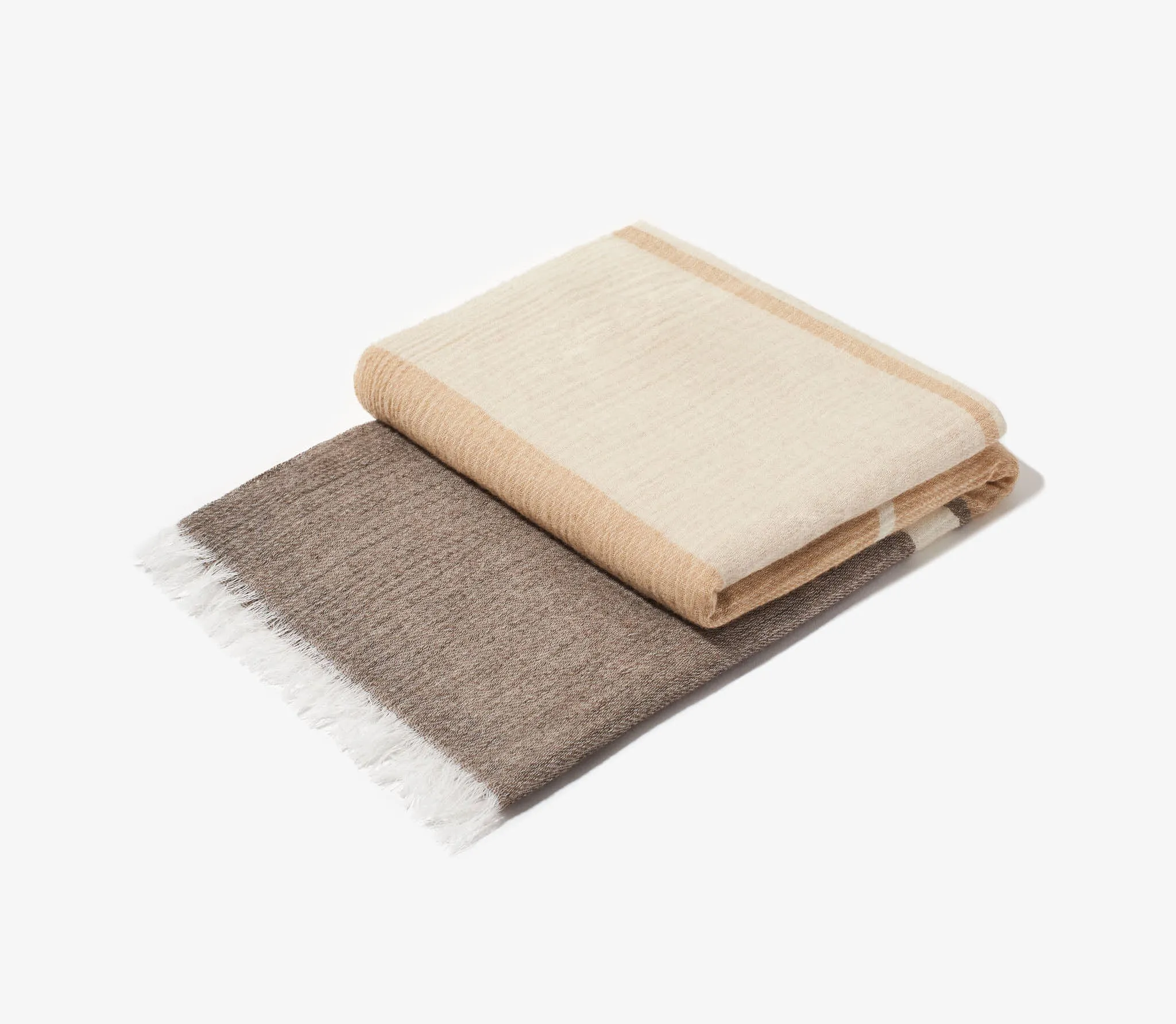 Cashmere Stripe Throw