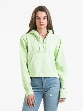 CHAMPION LIGHTWEIGHT 1/2 ZIP HOODIE - CLEARANCE