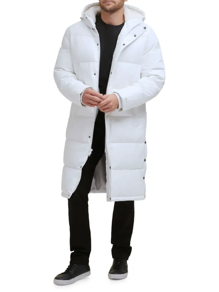 Classic parka with faux fur trim Dkny, black