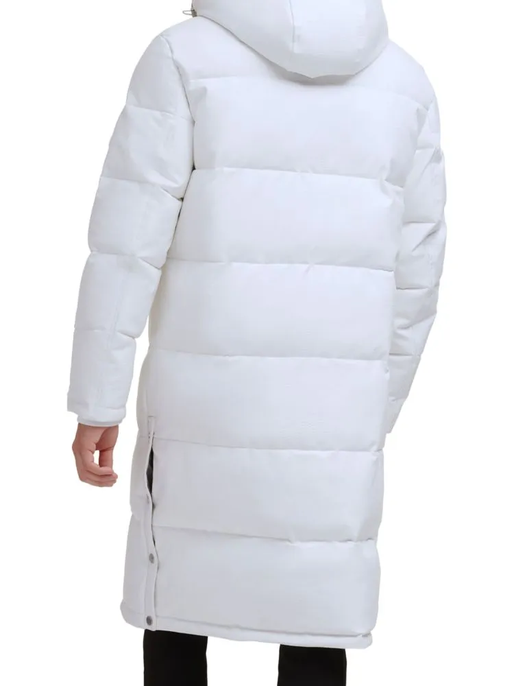 Classic parka with faux fur trim Dkny, black