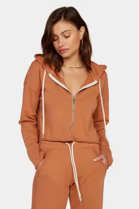 Clay Lewis Cropped Hoodie