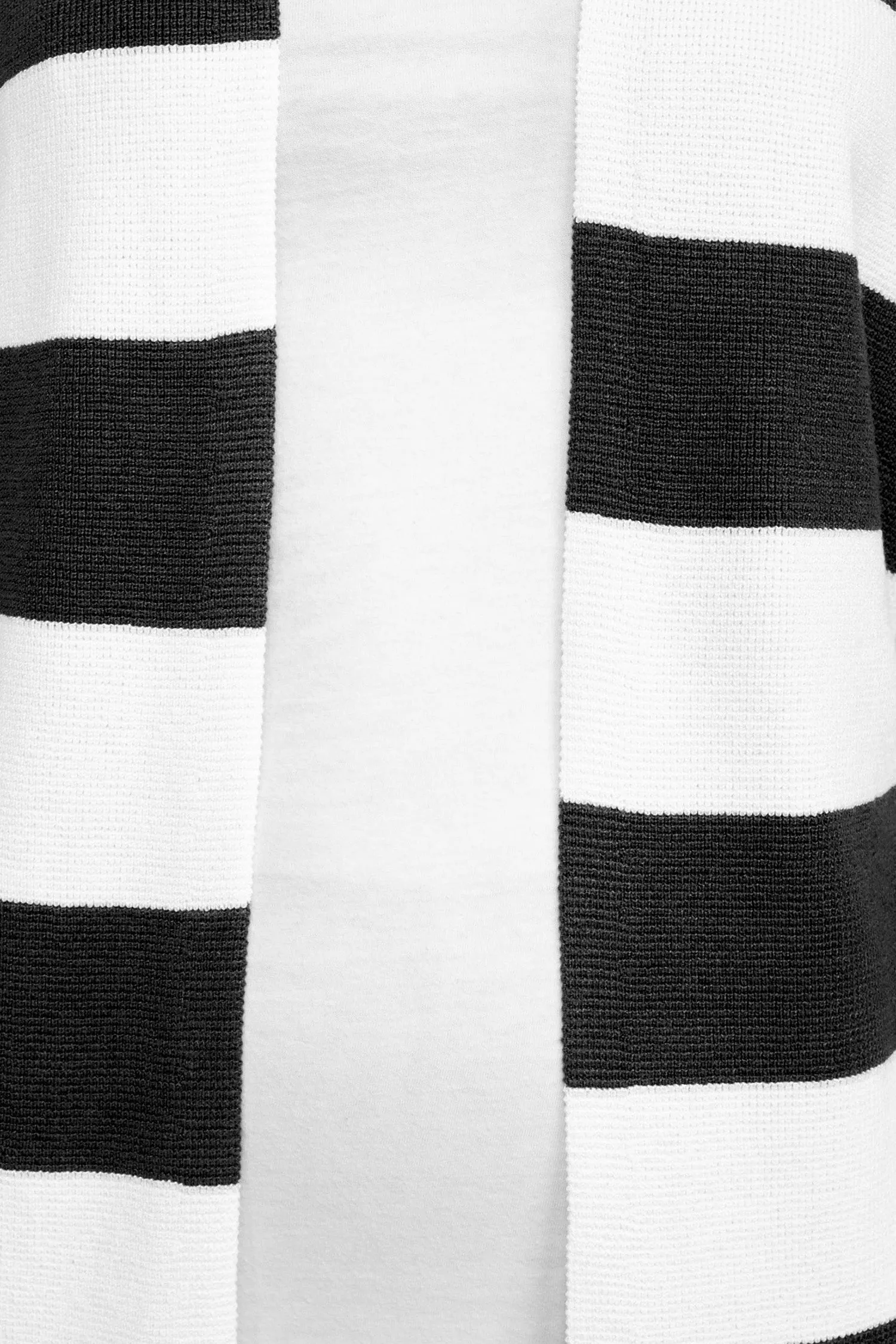 Cyrus Open Front Long Sleeve Stripe Pattern Knit Jacket