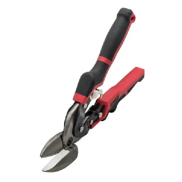 DeWALT DWHT14677 Aviation Snip, 10 in OAL, 2 in L Cut, Left Cut, Chrome Vanadium Steel Blade, Cushion-Grip Handle
