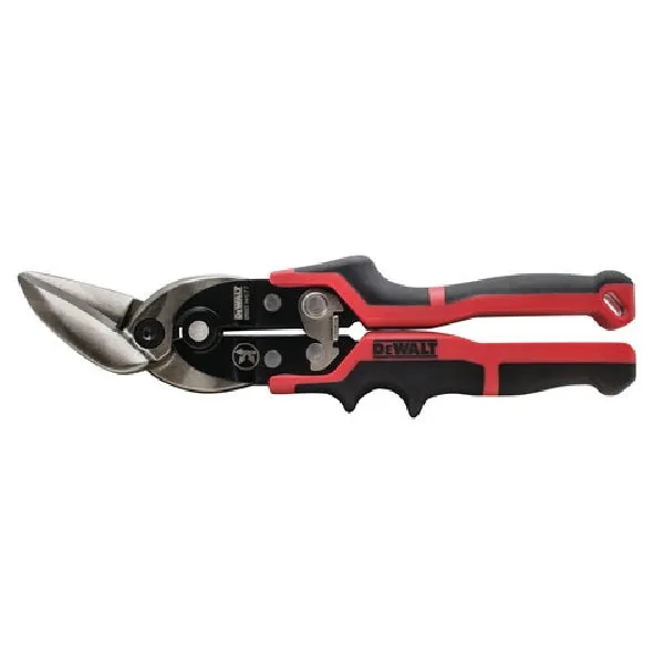 DeWALT DWHT14677 Aviation Snip, 10 in OAL, 2 in L Cut, Left Cut, Chrome Vanadium Steel Blade, Cushion-Grip Handle
