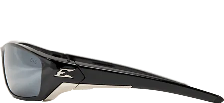 Edge Eyewear Reclus SR117 Black Frame Silver Mirror Lens Glasses