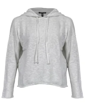 Eileen Fisher Organic Cotton Linen Slub Hooded Top