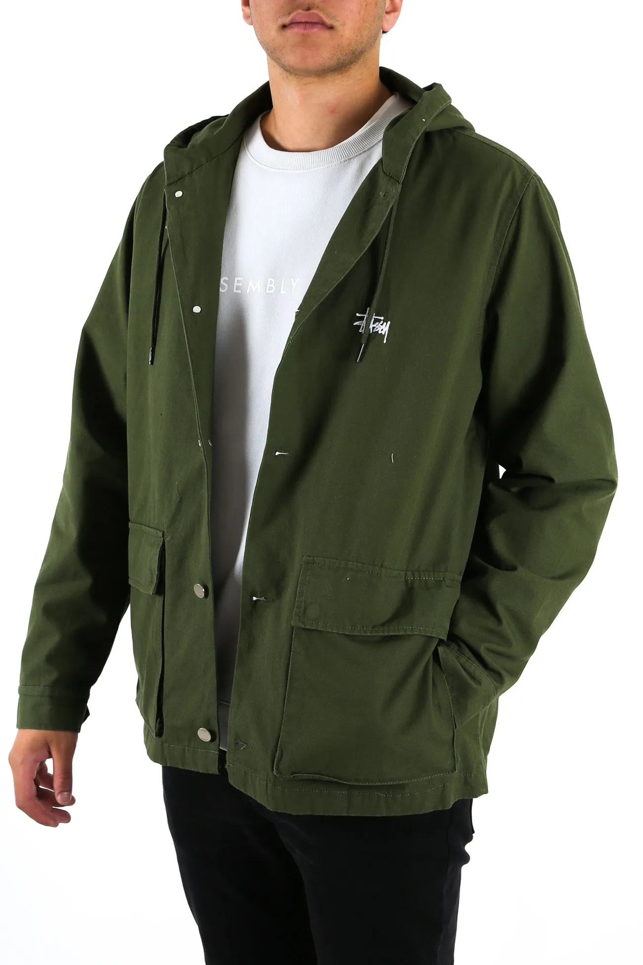 Eltham Cotton Jacket Flight Green