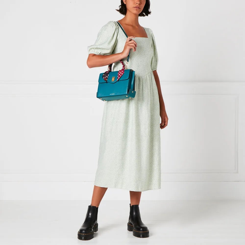 EMERALD LARGE LEATHER QUEENIE HANDBAG