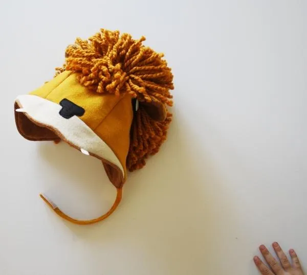 Ferocious Felt Lion Hat
