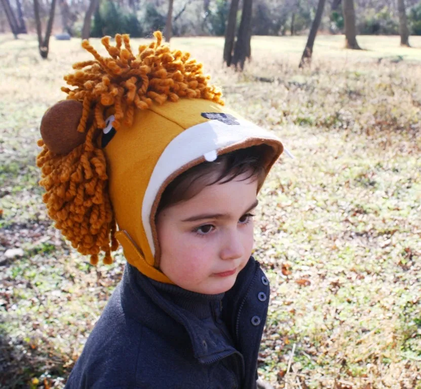 Ferocious Felt Lion Hat