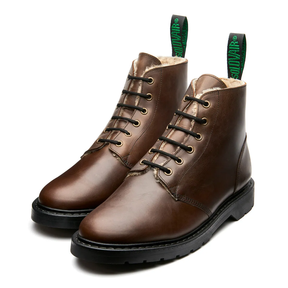 Gaucho Crazy Horse Shearling Lined 6 Eye Astronaut Boot
