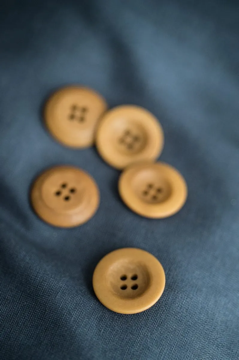 Gold - Corozo Button - Merchant & Mills - 14mm, 18mm, 20mm & 22mm