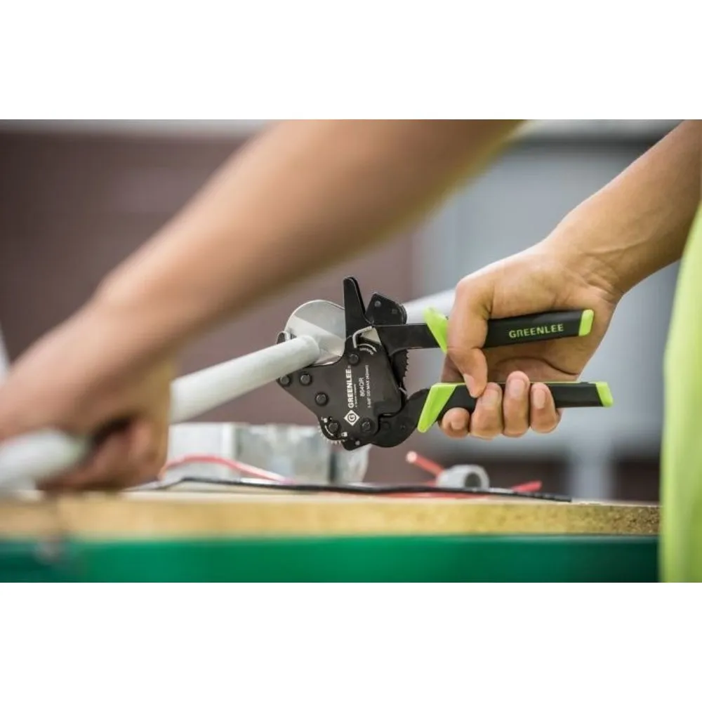 Greenlee 864QR 1-1/4 Quick Release Ratcheting PVC Cutter