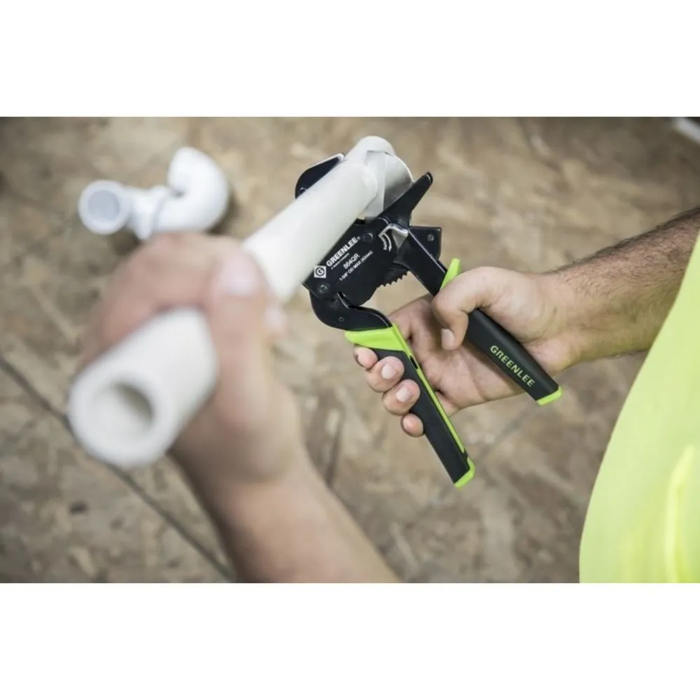 Greenlee 864QR 1-1/4 Quick Release Ratcheting PVC Cutter