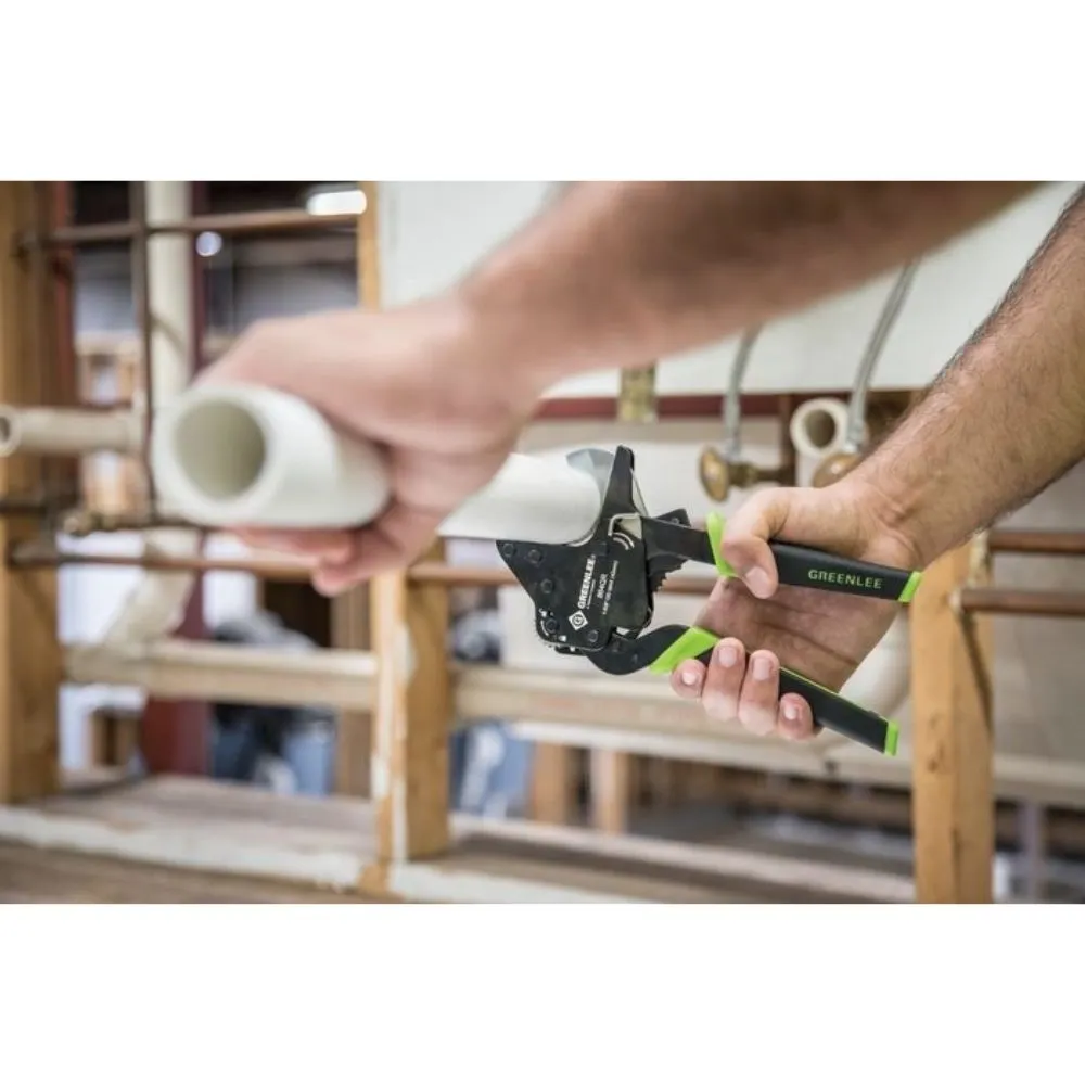 Greenlee 864QR 1-1/4 Quick Release Ratcheting PVC Cutter