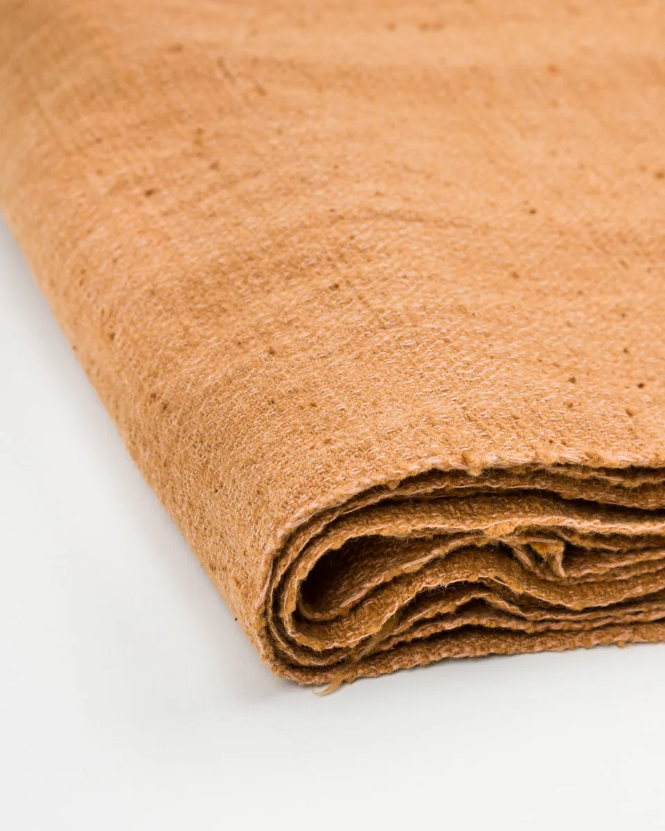 Handwoven Cotton Throw - Earthy Brown Large