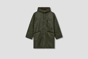 HERITAGE   - OVERNIGHT POLAR QUILTED PARKA JACKET MQU1739 Olive