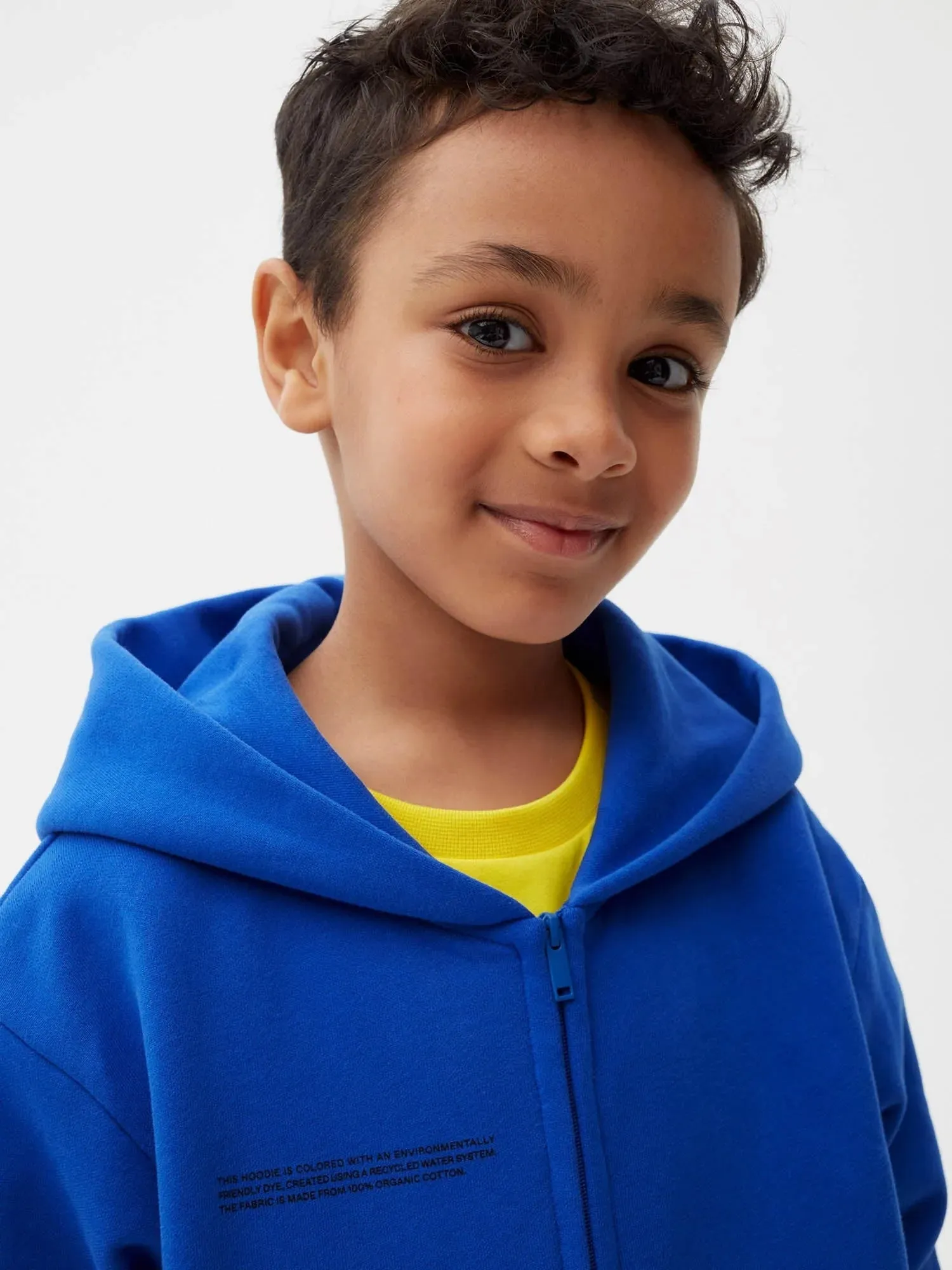 Kids' 365 Zipped Hoodie—cobalt blue