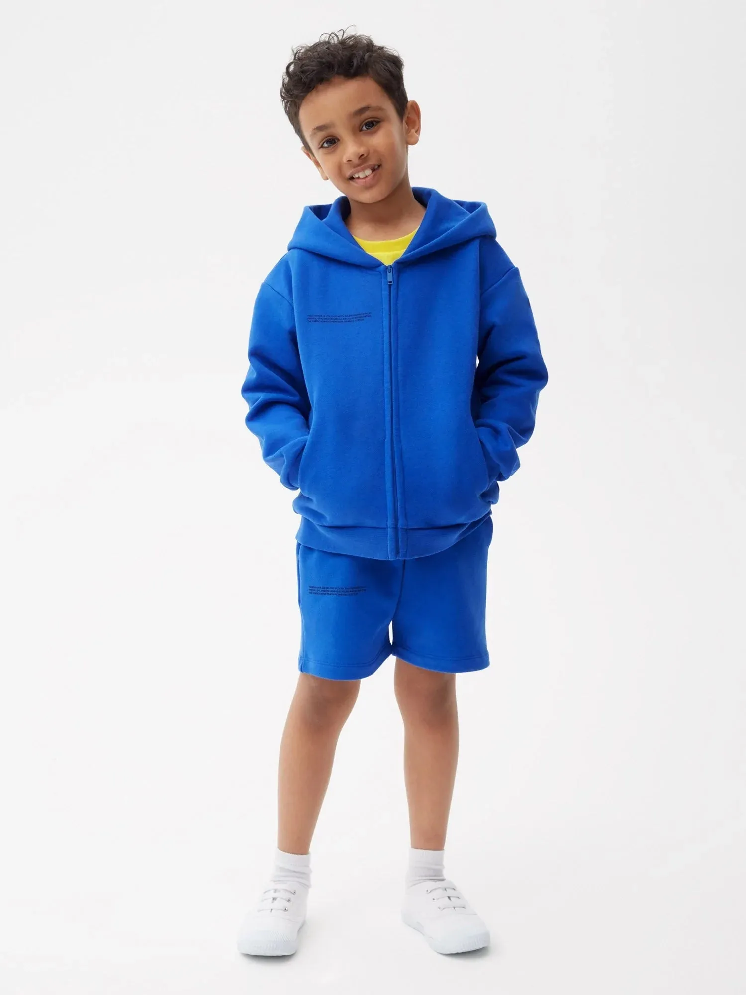 Kids' 365 Zipped Hoodie—cobalt blue