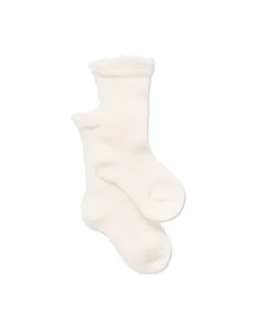 Marquise Heritage Collection  - Lace Socks - Cream