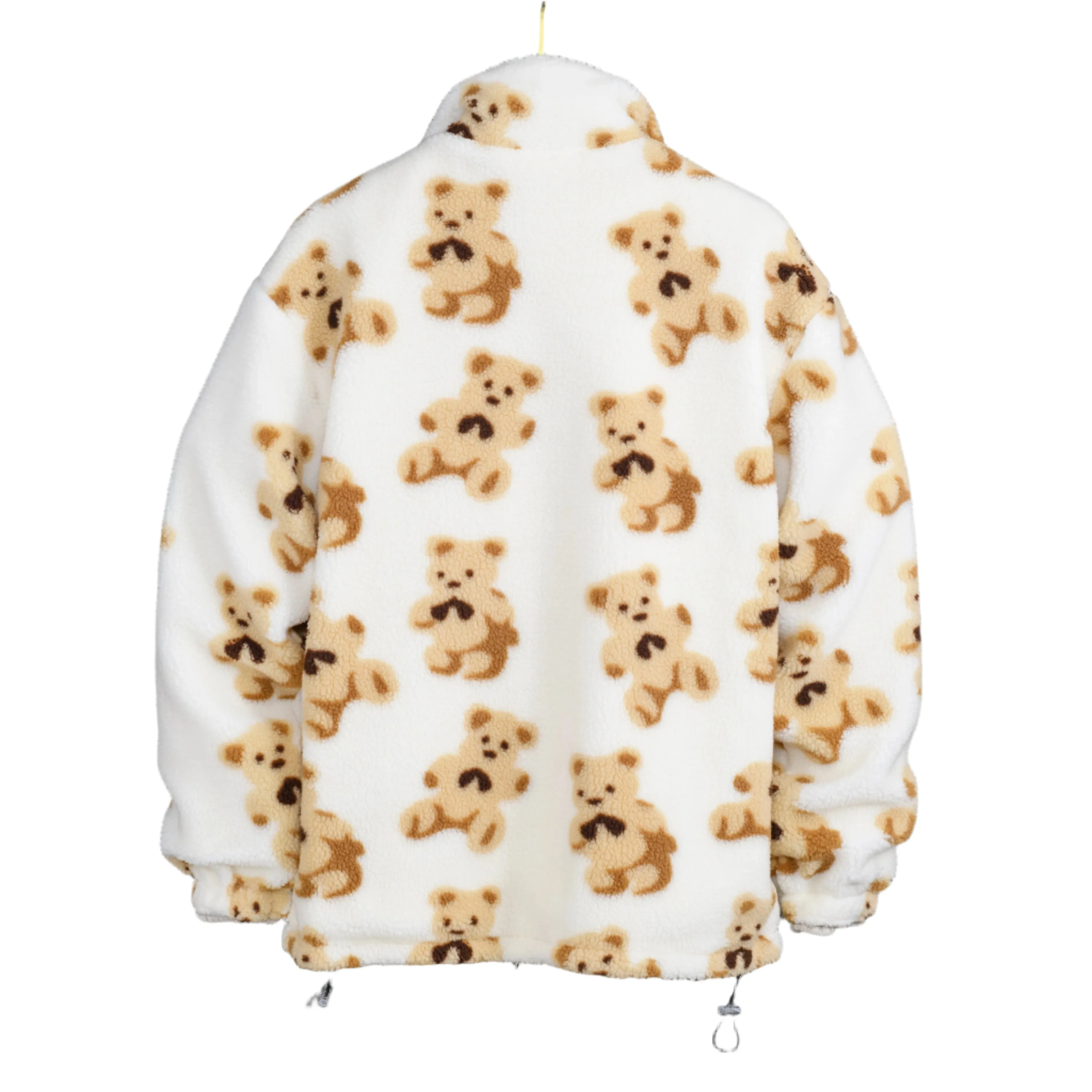 Men Teddy Bear Fleece Fluffy Winter Reversible Jacket Only.