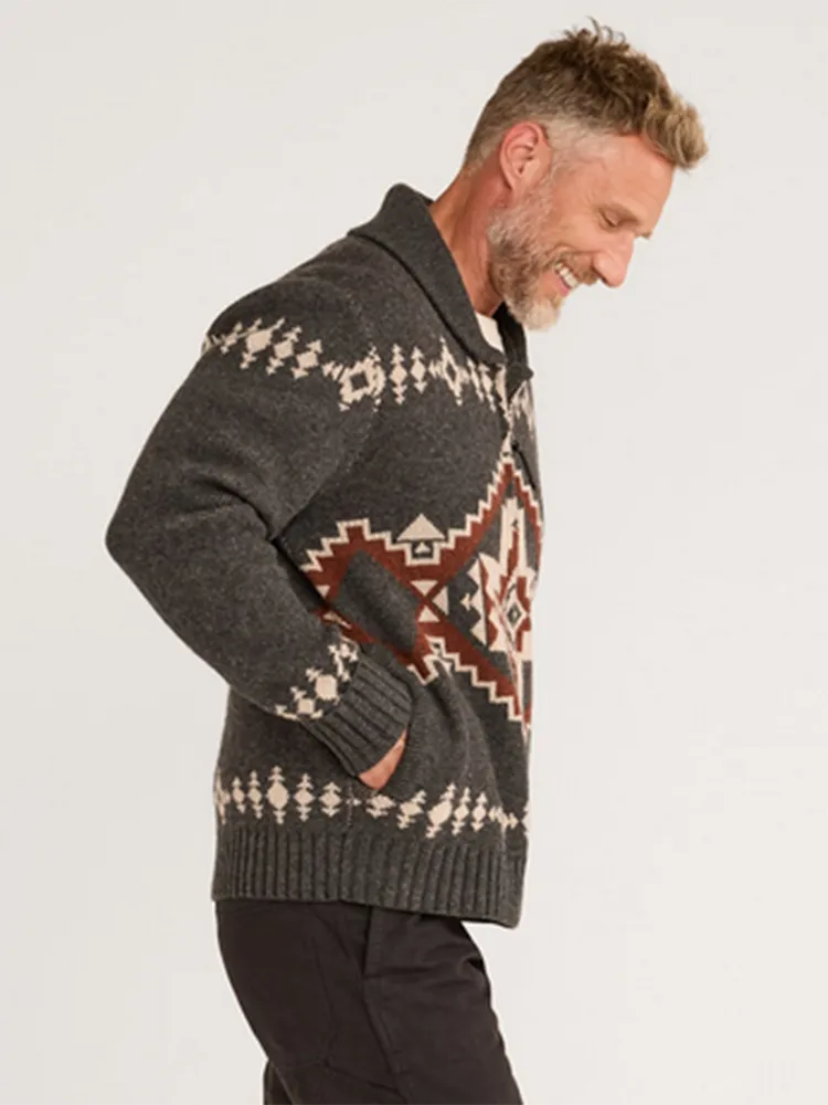 Men's Four Corners Lambswool Cardigan by Pendleton