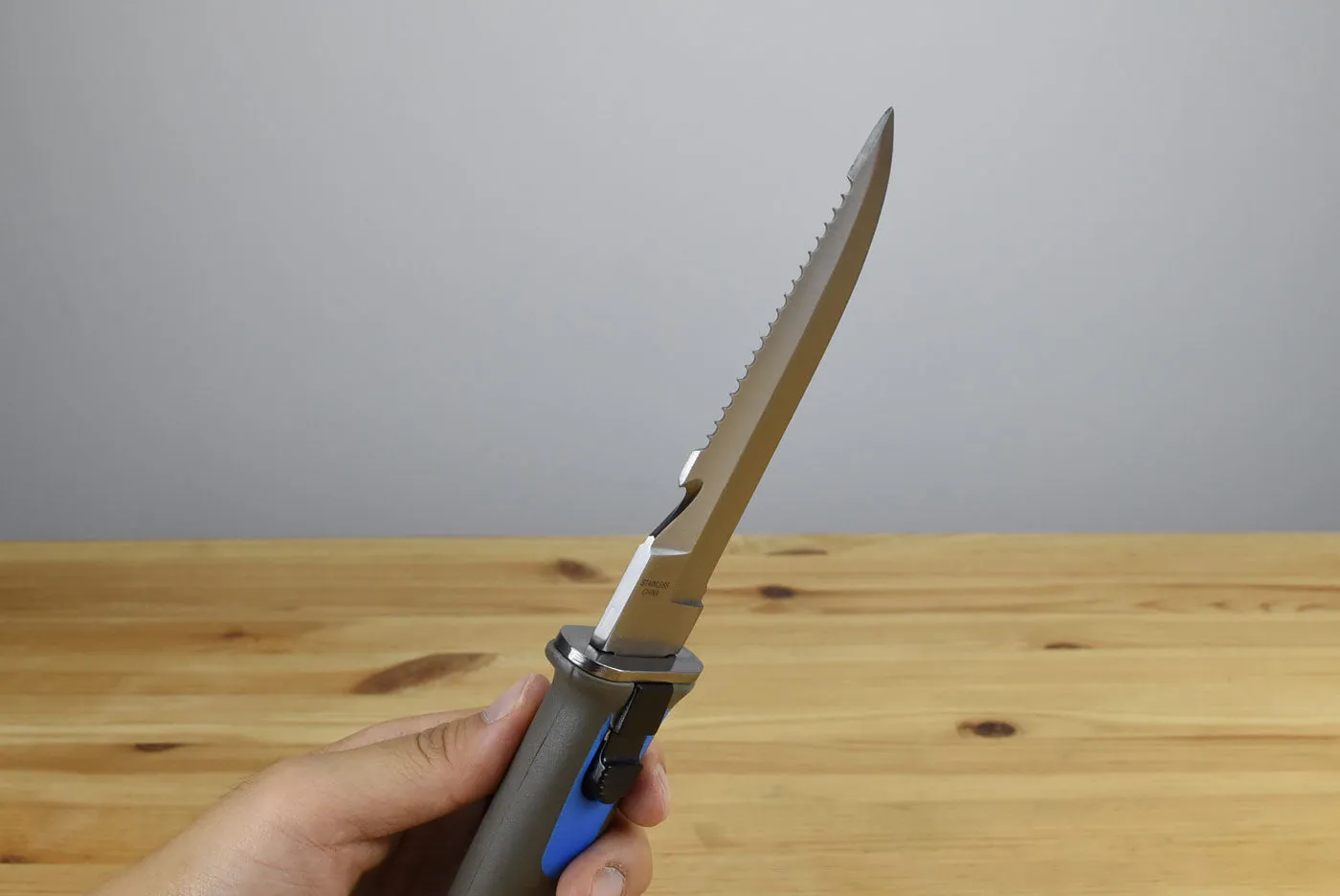 Rite Edge Divers Knife (Blue)
