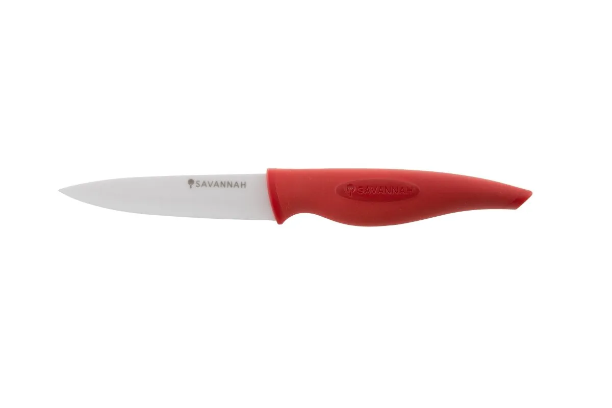 Savannah Ceramic Utility Knife & Sheath Assorted Colours