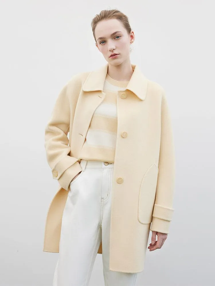 Single Breasted Woolen Coat