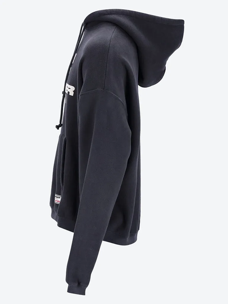 Stack print hoodie