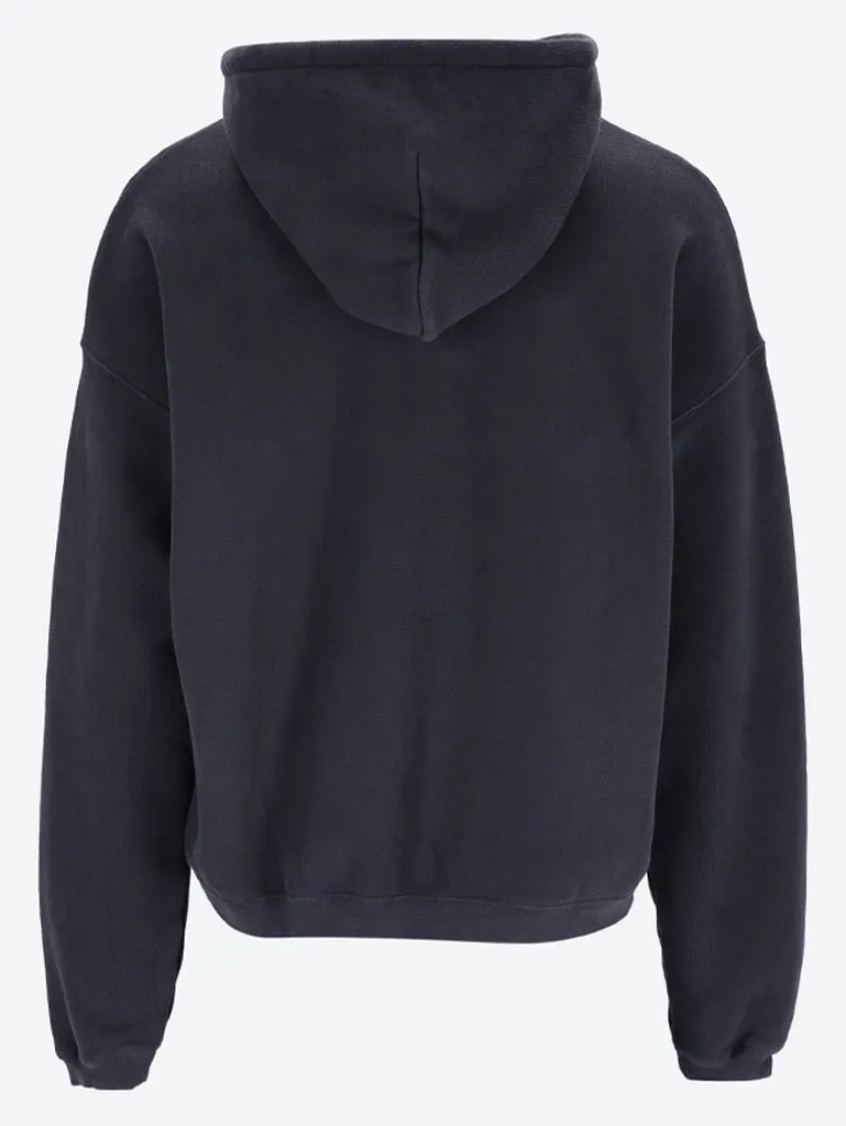 Stack print hoodie