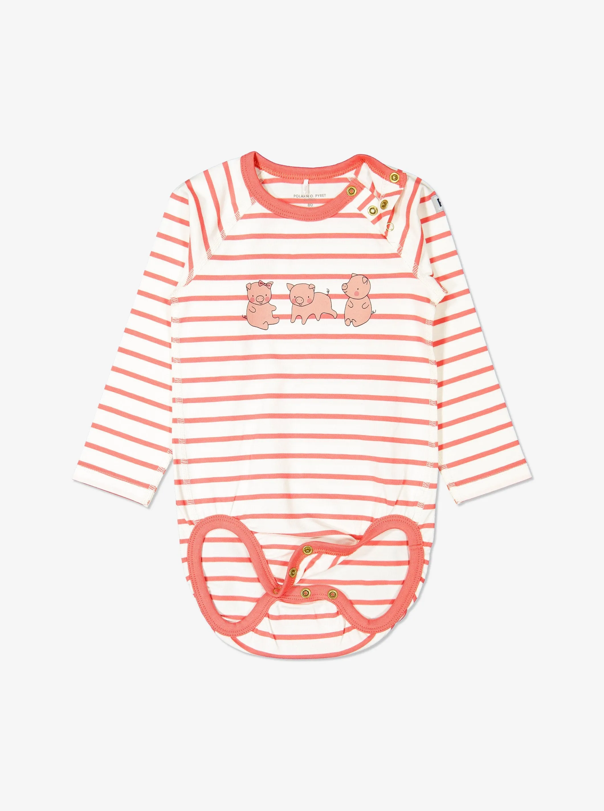 Striped  Babygrow