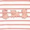 Striped  Babygrow