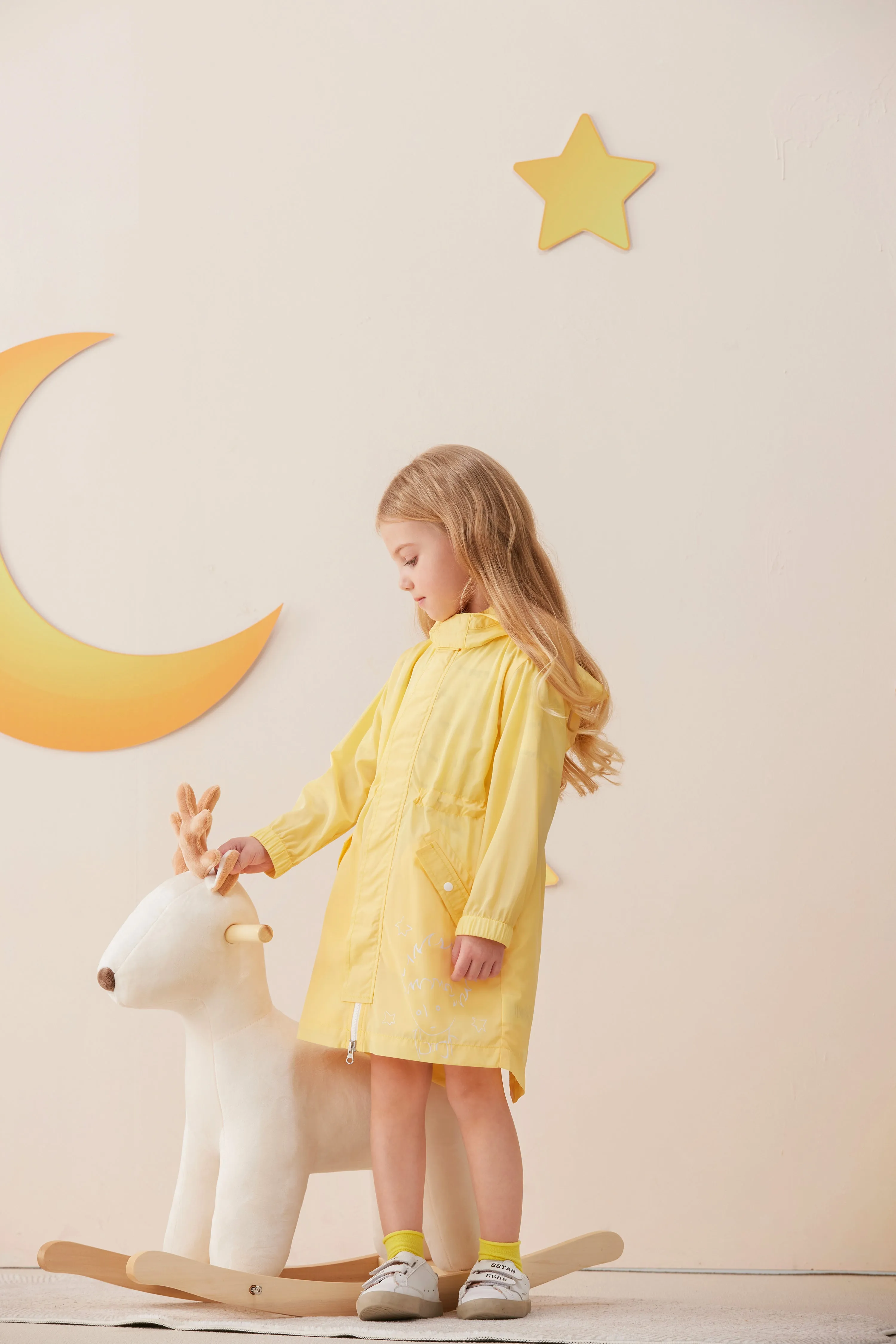 Vauva x Le Petit Prince - Kids Polyester Parka (Yellow)