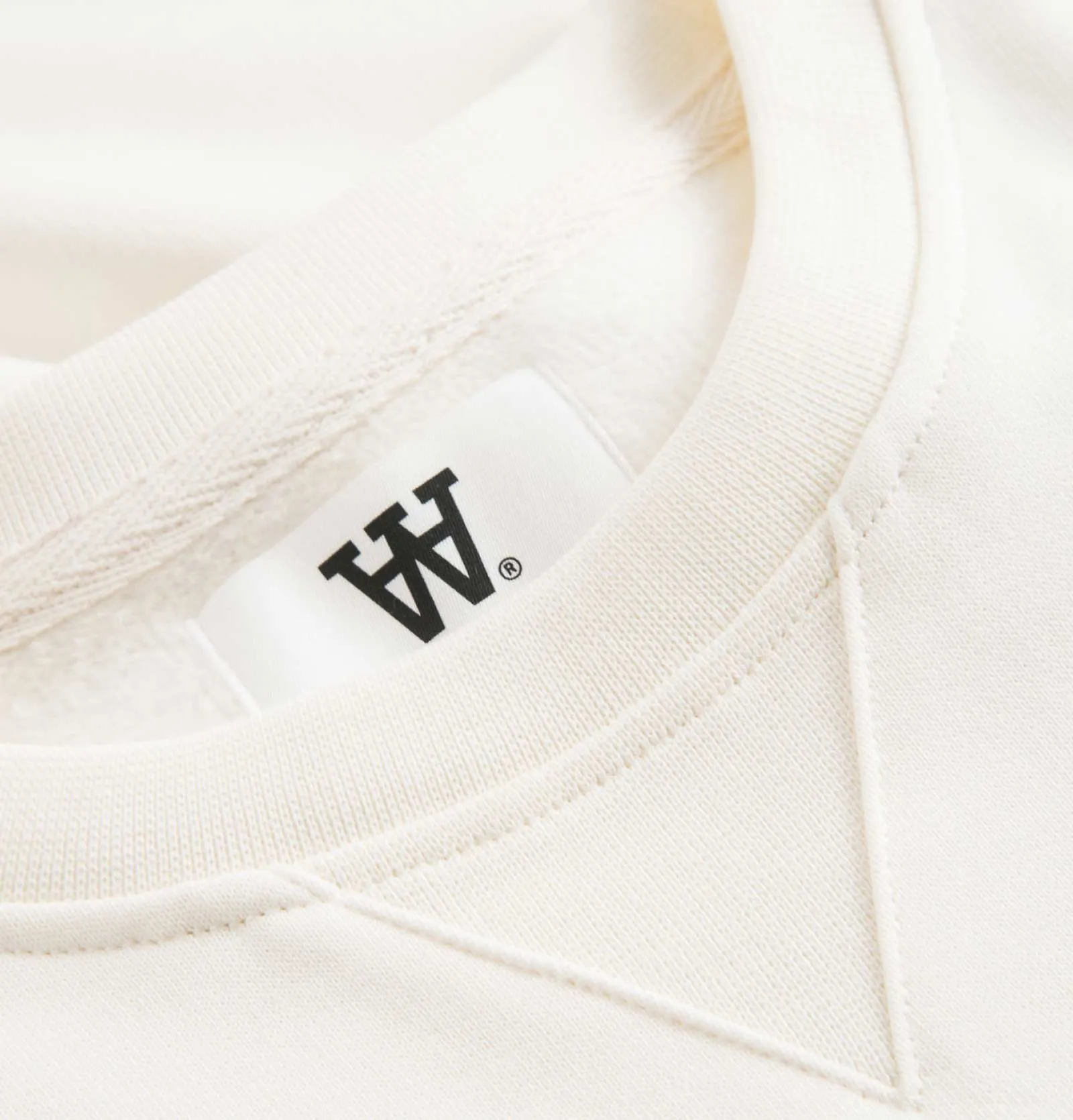 Wood Wood "Double A" Tye Sweatshirt – Off White